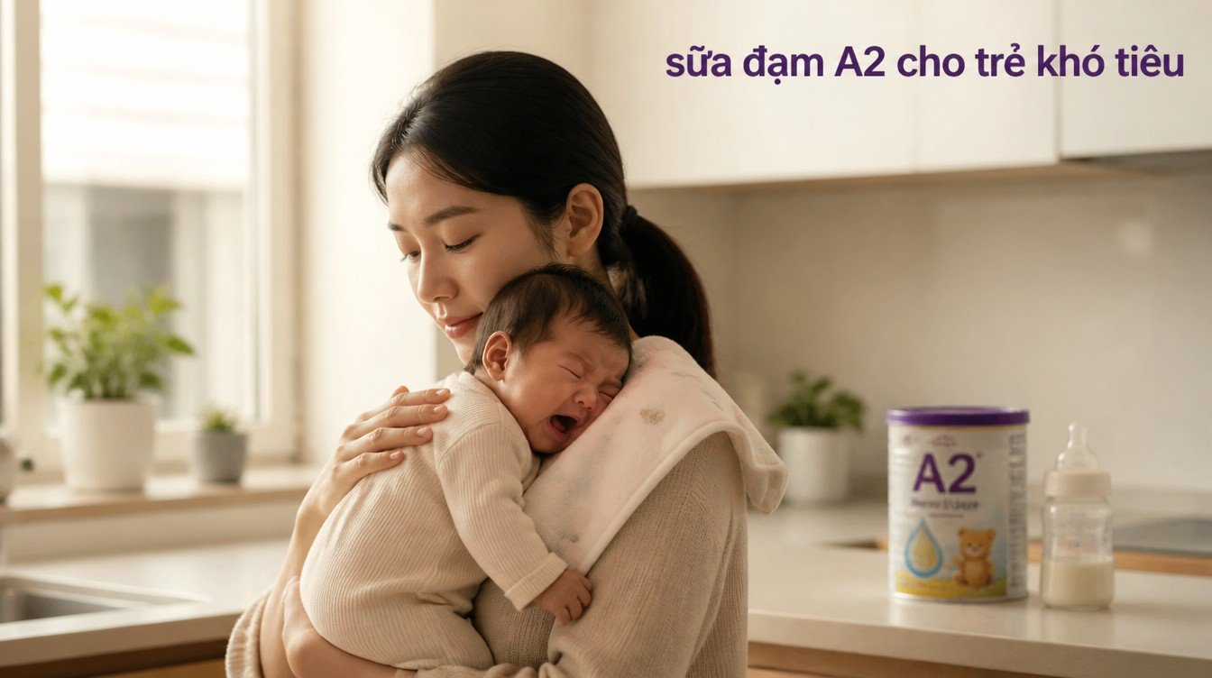 Sữa Đạm A2 Cho Trẻ Khó Tiêu: 8 Điều Ba Mẹ Cần Biết